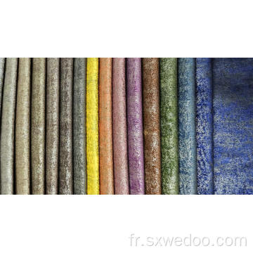 Tissu de bronzage à 100% en tricoté pour meubles de canapé